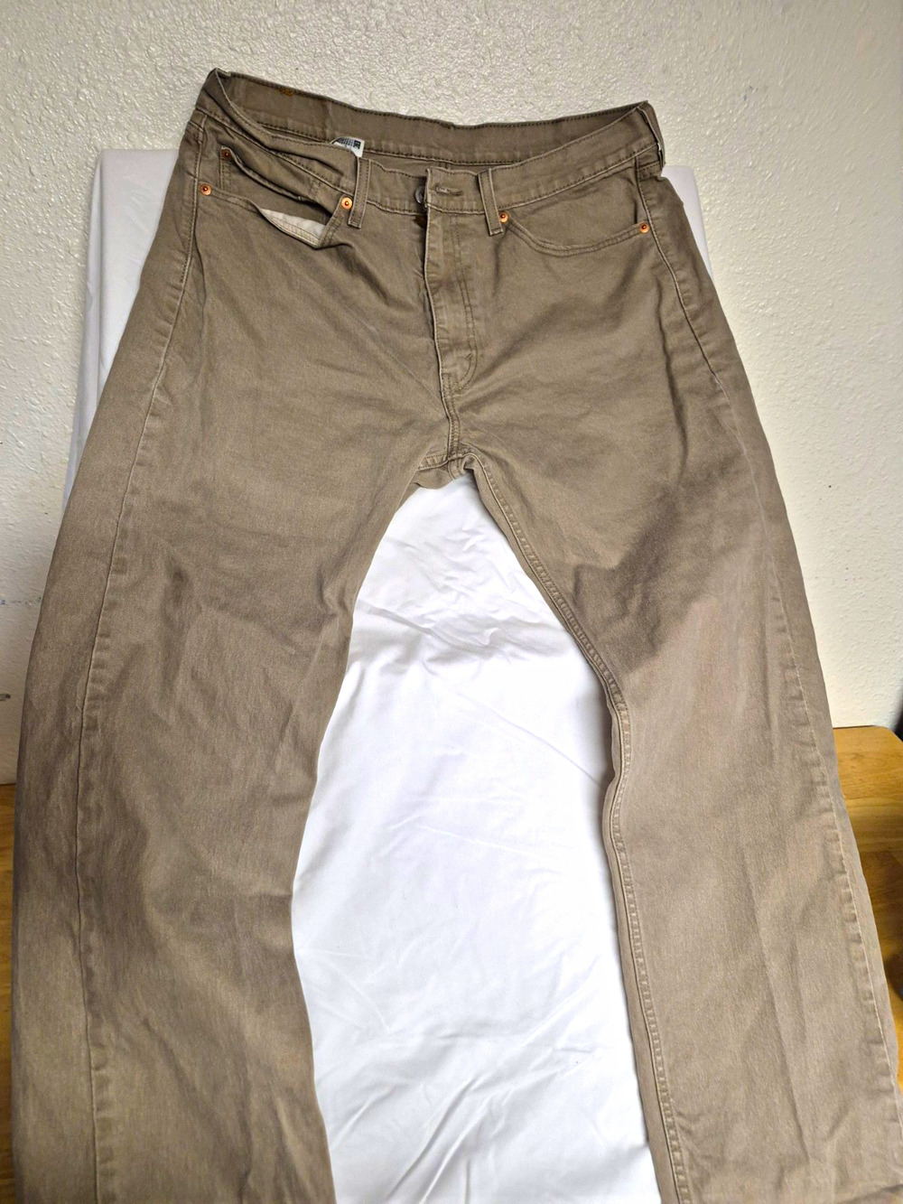 levi's 505jeans 36x30 beige